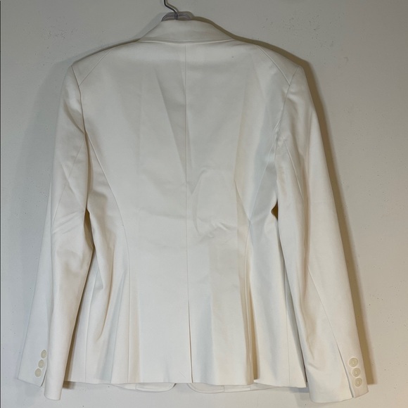 NWOT. Talbots 8 Cream Blazer Structured Professional Jacket. - Picture 7 of 10